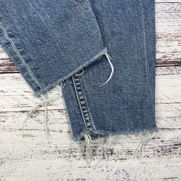 Grlfrnd Kendall Distressed High Rise Amelia Blue Jeans, Women’s Size 30 - Picture 6 of 10